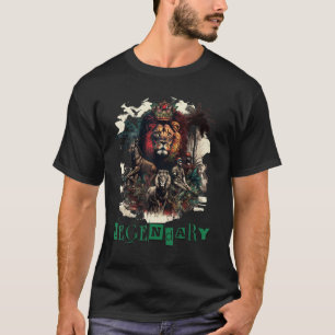 Lion's Legendary Legacy Digital Art GRAPHIC T-Shirt