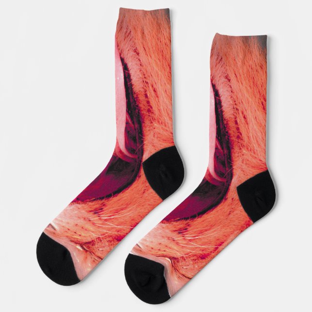 Lions mouth pair of socks (Left)