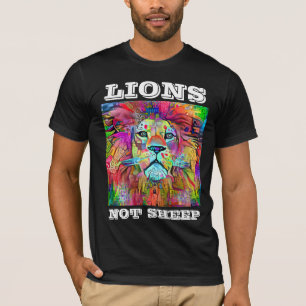 LIONS NOT SHEEP PATRIOT T-SHIRTS TEES