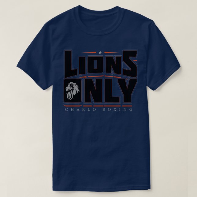 Lions Only Charlo Boxing T-Shirt (Design Front)