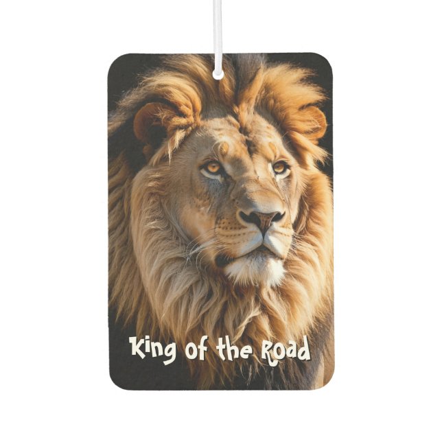 Lion's Pride Custom Text Car Air Freshener (Front)