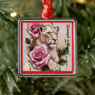 "Lion's Pride" Metal Ornament