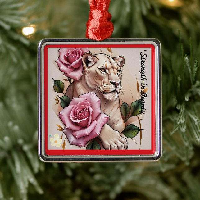 "Lion's Pride" Metal Ornament (Tree)