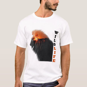 Lion's Sunset: Wildlife Majesty T-Shirt