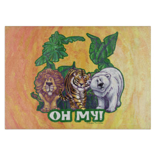 Lions Tiger Bears Oh My Cutting Board