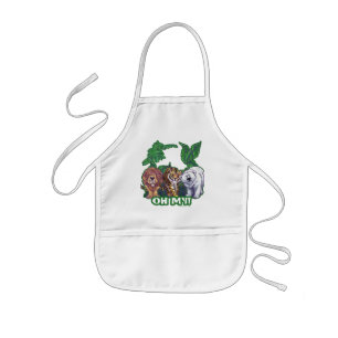 Lions Tiger Bears Oh My Kids Apron