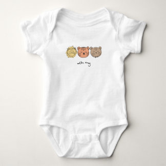 Lions Tigers & Bears ..Oh my Baby Bodysuit