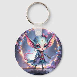 Liora – Crystal Heart from the Stars Key Ring