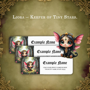 Liora – Keeper of Tiny Stars. Return Address Label