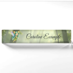 Liora the Forest Sprite – Enchanted Fairy Companio Nameplate