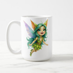 Liora the Forest Sprite –Enchanted Fairy Companion Coffee Mug