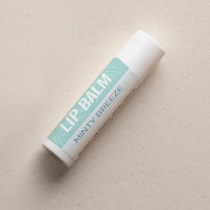 Lip Balm Label - Green Minty Breeze