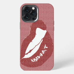 Lip Bite WHAT Case-Mate iPhone Case