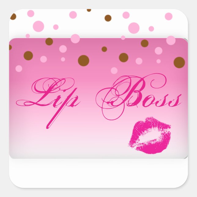 Lip Boss Sticker (Front)