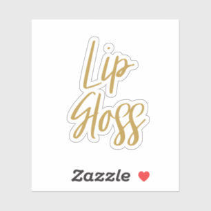 Lip Gloss Storage Sticker