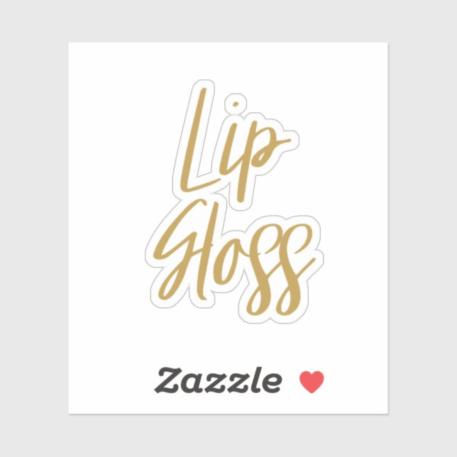 Lip Gloss Storage Sticker (Sheet)