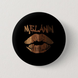 Lip Kiss Blm Bhm Black History Afro Pride Women Gi 6 Cm Round Badge