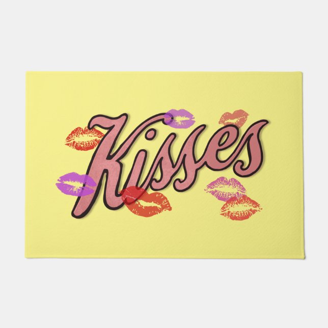LIP KISSES  DOORMAT (Front)