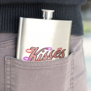 LIP KISSES HIP FLASK