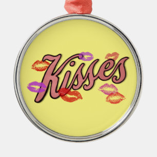 LIP KISSES METAL ORNAMENT