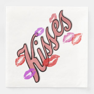 LIP KISSES NAPKIN