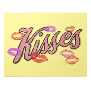 LIP KISSES  NOTEPAD