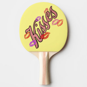 LIP KISSES PING PONG PADDLE