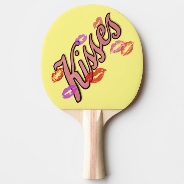 LIP KISSES  PING PONG PADDLE (Front)