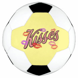 LIP KISSES SOCCER BALL