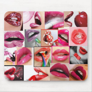 Lip mouse mat
