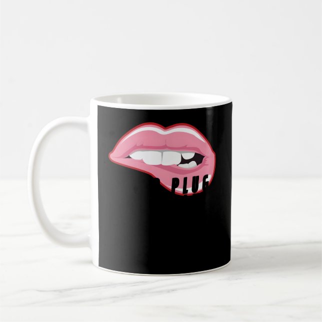 Lip Plug Dermal Filler Aesthetic Nurse Injector Coffee Mug (Left)