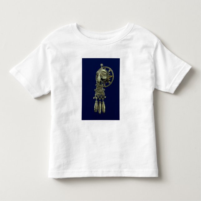 Lip plug of bird god toddler T-Shirt (Front)