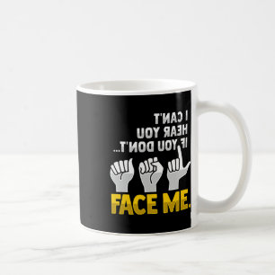 Lip Reading Asl Hand Gesture Deaf Hearing Loss Awa Coffee Mug