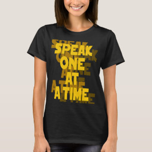 Lip Reading ASL Hand Gesture Deaf Hearing Loss Awa T-Shirt