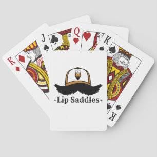 Lip Saddles Playing Cards