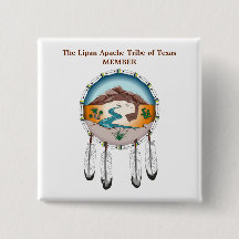 Lipan Apache Tribe of Texas Member Square Button