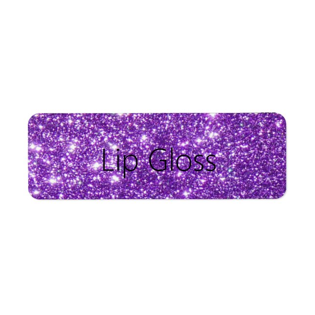 Lipgloss label return address label (Front)