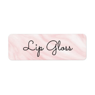 Lipgloss label return address label
