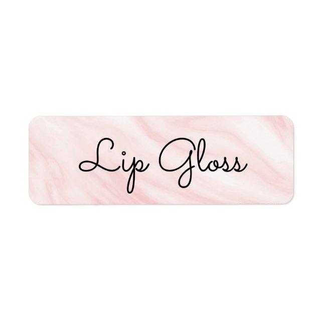 Lipgloss label return address label (Front)