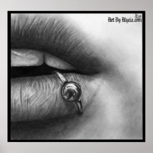 LipPLip Pierced Poster