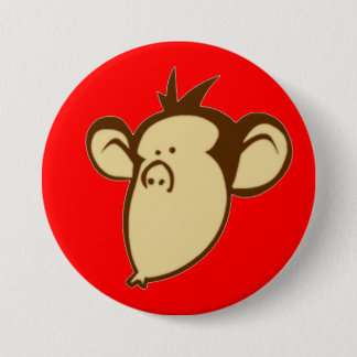 Lippy Monkey Button