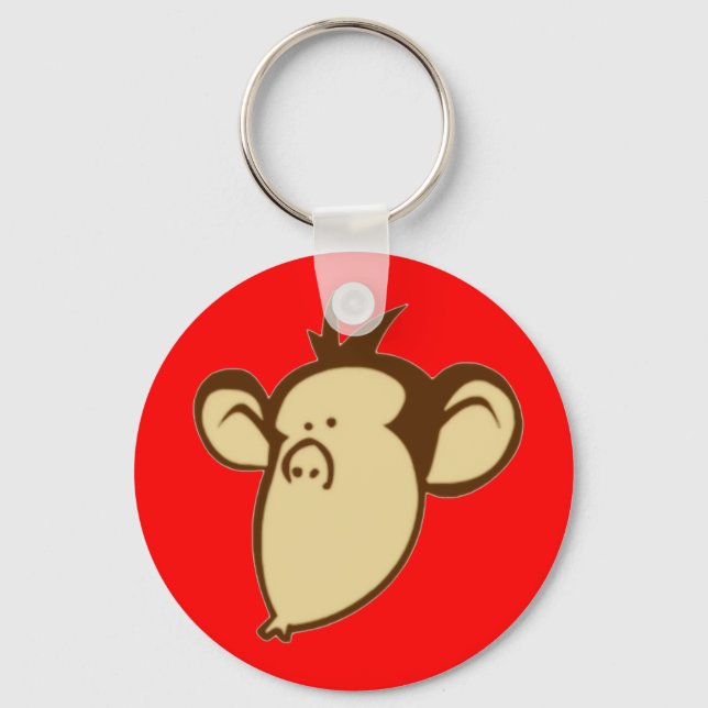 Lippy Monkey Keychain (Front)