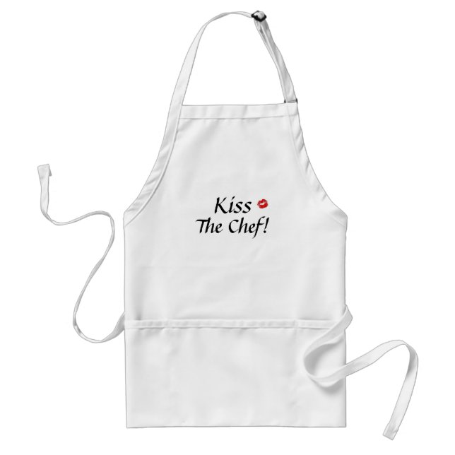 lips1, Kiss , The Chef! Standard Apron (Front)