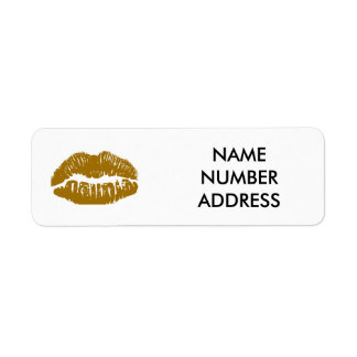 LIPS ADDRESS LABEL/BOOK LABEL RETURN ADDRESS LABEL