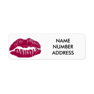 LIPS ADDRESS LABEL/BOOK LABEL RETURN ADDRESS LABEL