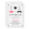 Lips and Moustache Gender Reveal Baby Shower Invit