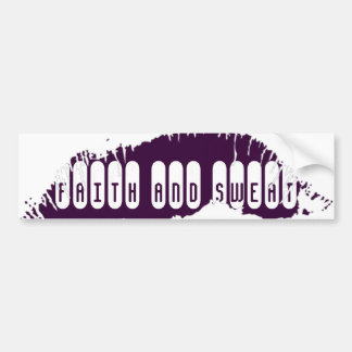 Lips Bumper Sticker