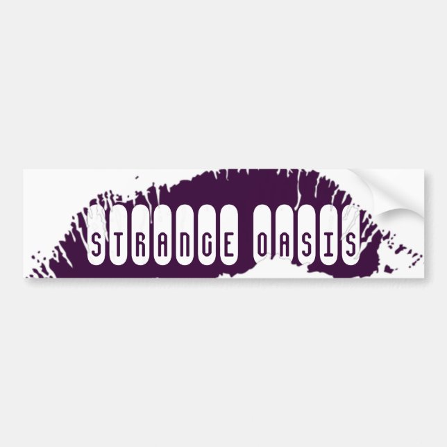 Lips Bumper Sticker (Front)