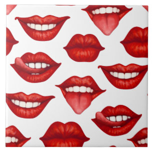 Lips Ceramic Tile