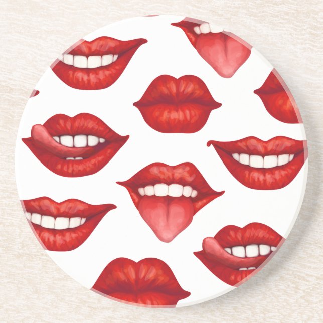 Lips Coaster (Front)